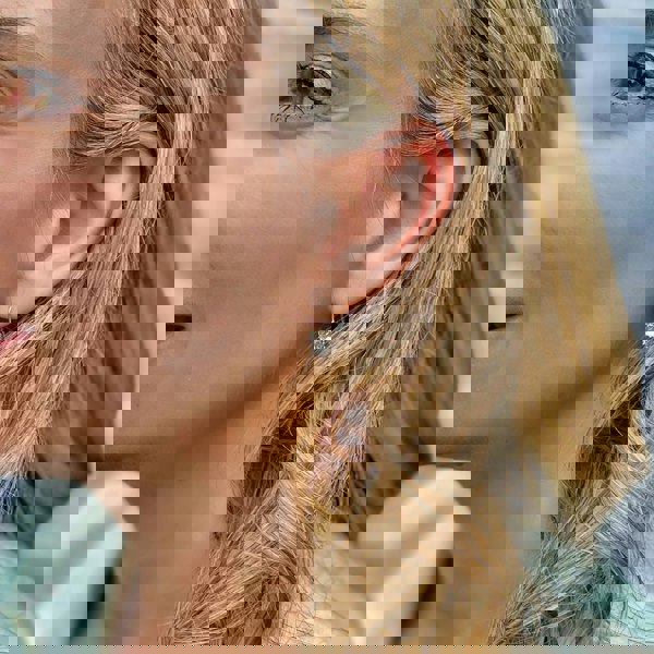 small drop earrings crystal gold wedding guest