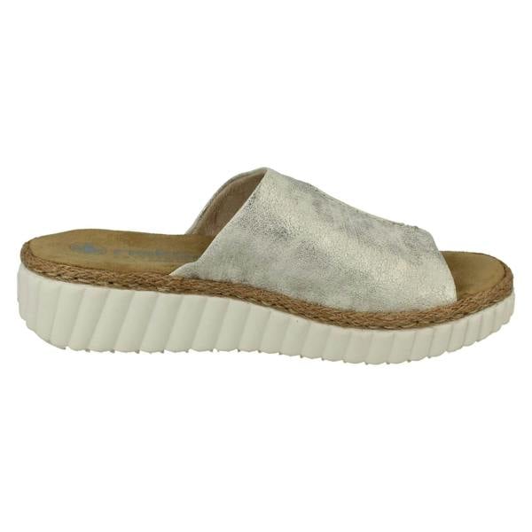 Rieker Ladies Riekers Extra Wide Sliders Sandals 69288