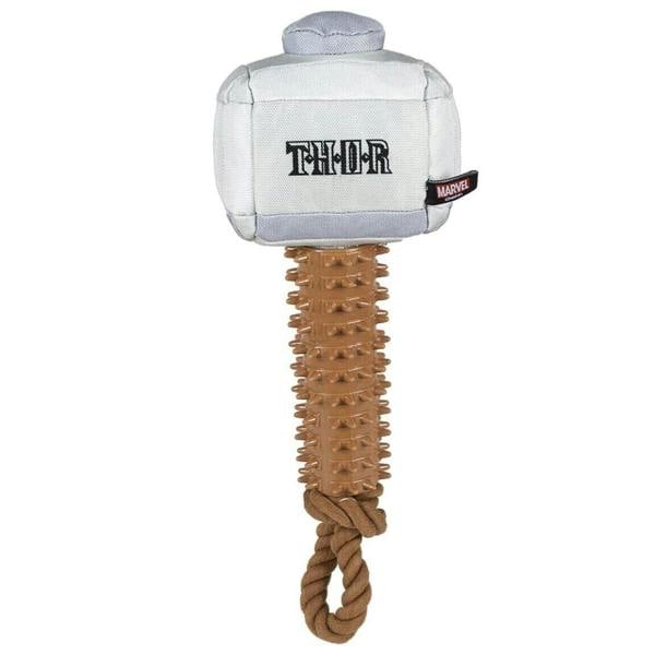 CERDA LIFE'S LITTLE MOMENTS - Thor hammer Dog toy - Dental dog chew for dogs and puppy - tough dog toys - Official Marvel Licensed