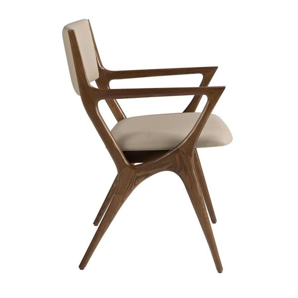 Angel Cerdá Mink leatherette chair 4199
