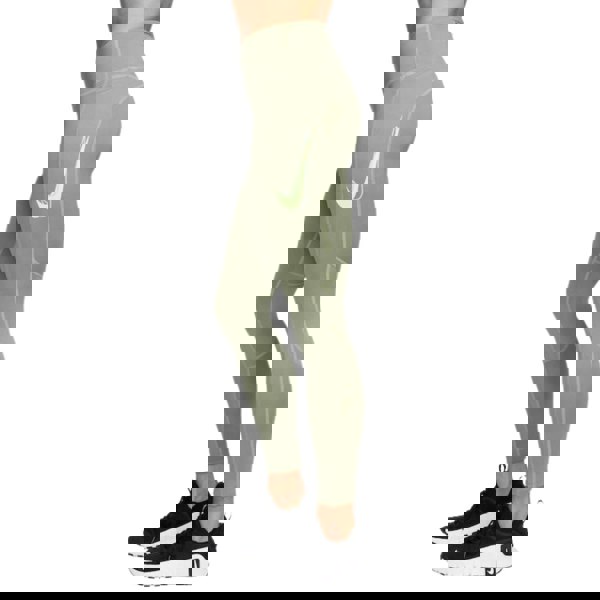 Nike Hv8555 386 Oil Green Leggings Female XS