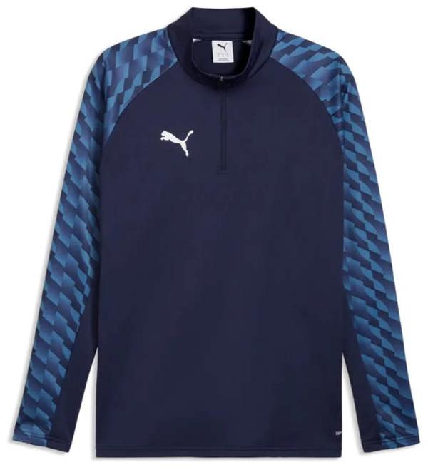 Puma Mens TeamLIGA 26 Training Jacket 1/4 Zip Tracksuit Top Navy 659724