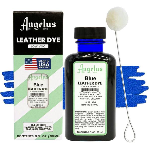 Angelus Low VOC Leather Dye - Non-Flammable Formula 3oz