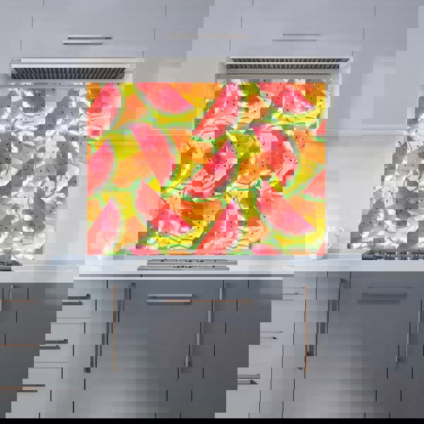 Warren Reed - Designer Melon Print Kitchen Splashback