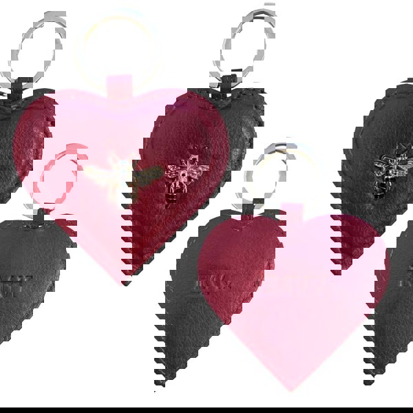 Love EMVY Leather Bee Gift Set – Matinee Purse and Red Keyring