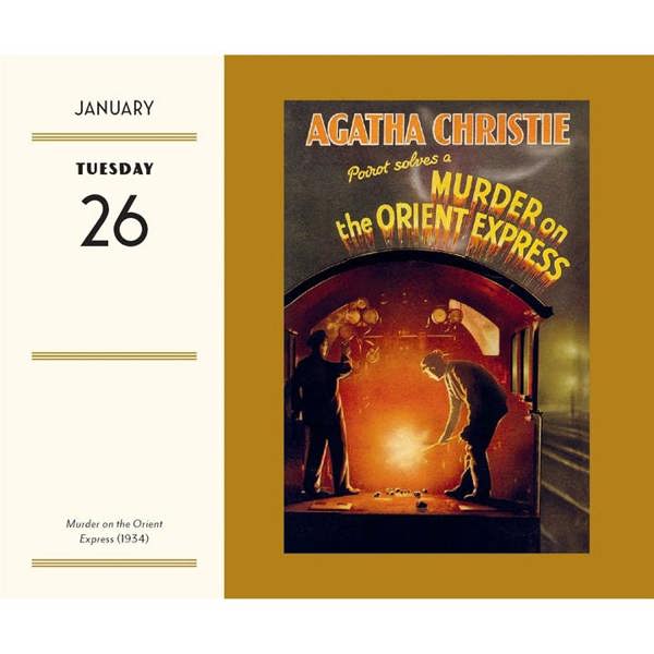 Chronicle Books Agatha Christie Desk Calendar 2027, Desk Calendars, Day To View, History & Literature, Gift