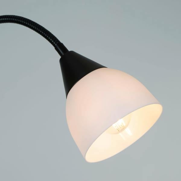 Lighting Collection Black Mother & Child Floor Lamp