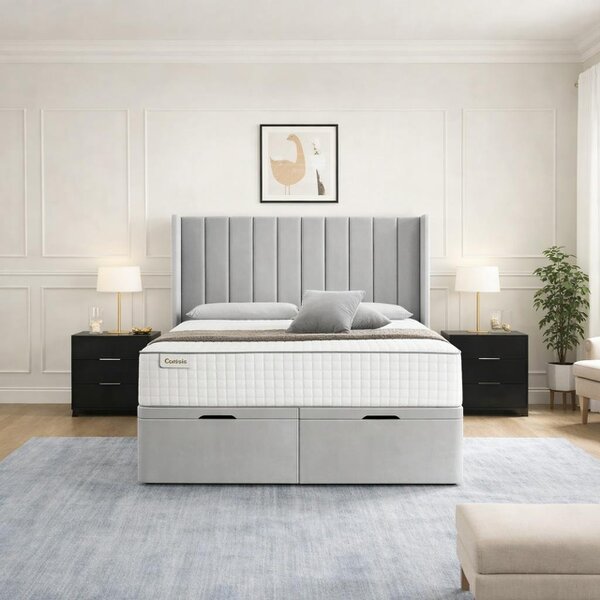 Great British Beds Sapphire Winged Divan Ottoman Bed