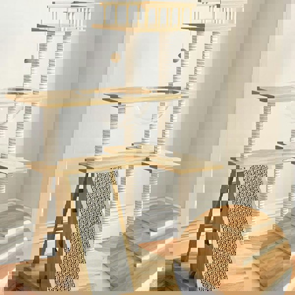 Chalet Cat Climber, Cat Tree, Wood-Weilai Concept-Weilai Concept