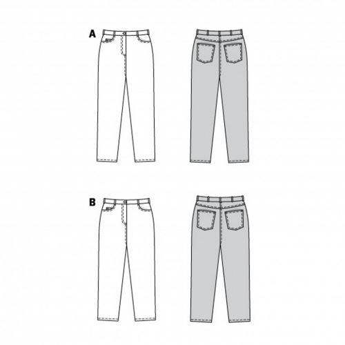 Burda Sewing Pattern 6103 Trousers For Women, 44 to 54 - Intermediate