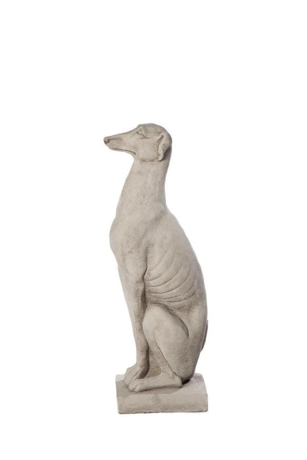 Single Whippet Dog Statue