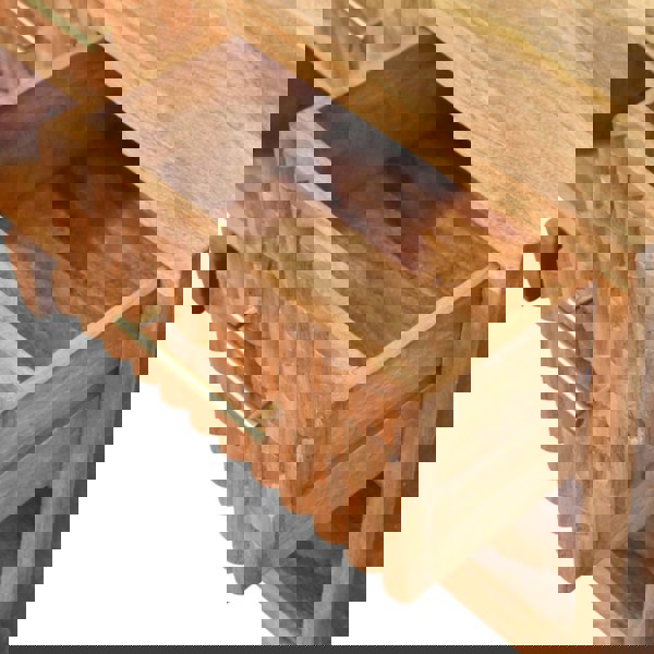 Artisan Furniture Solid Wood Arno Shoe Storage Unit in Golden Teak