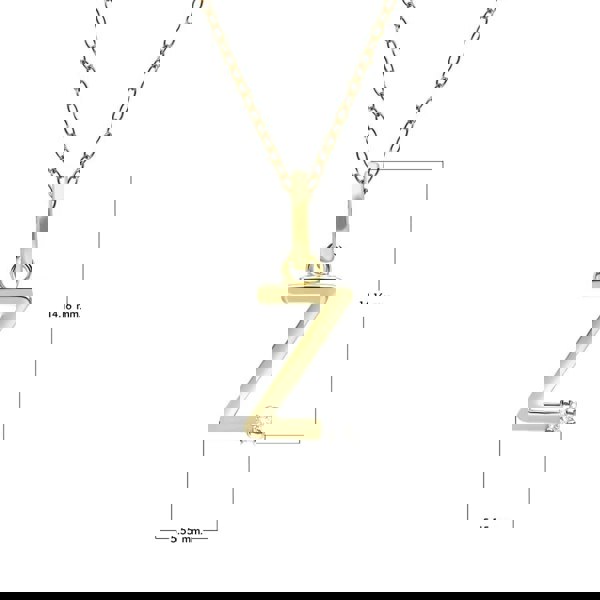 191P0738019_Initial_Diamond_Letter_Necklace_In_9ct_Yellow_Gold_Z
