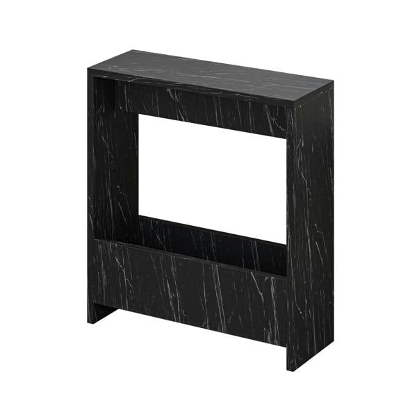Decortie Simpi Slim End Table with Magazine Rack (H) 60cm