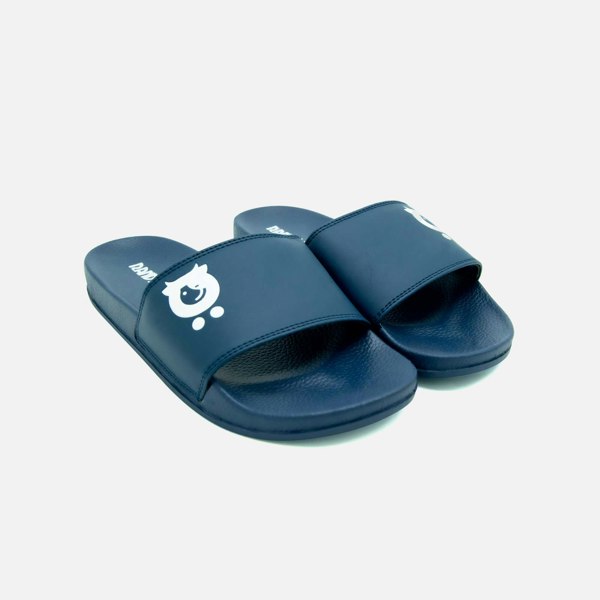 Randy Cow Navy Sliders - Vegan Friendly