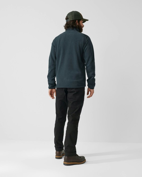 Fjallraven Sten Mens Fleece - Dark Navy 555