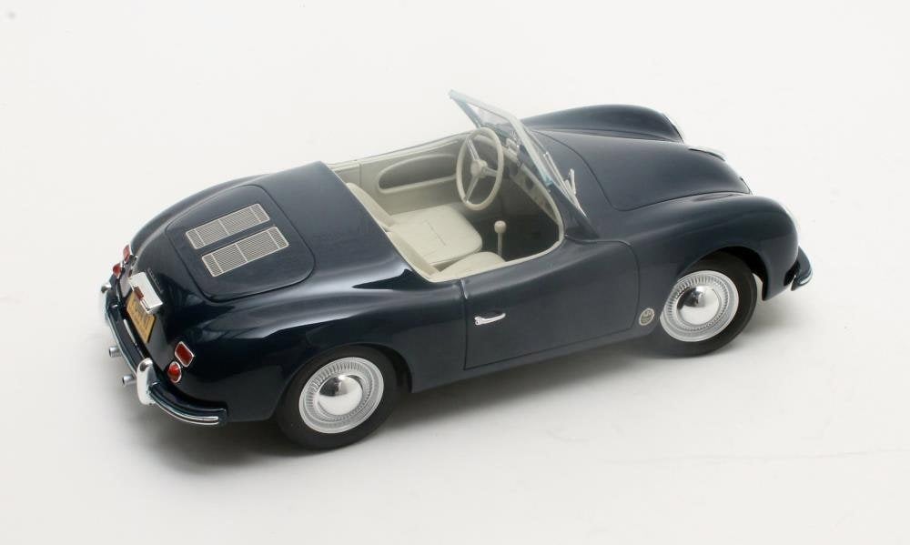 porsche 356 america roadster blue 1952 1:18 cult scale models cml044-1