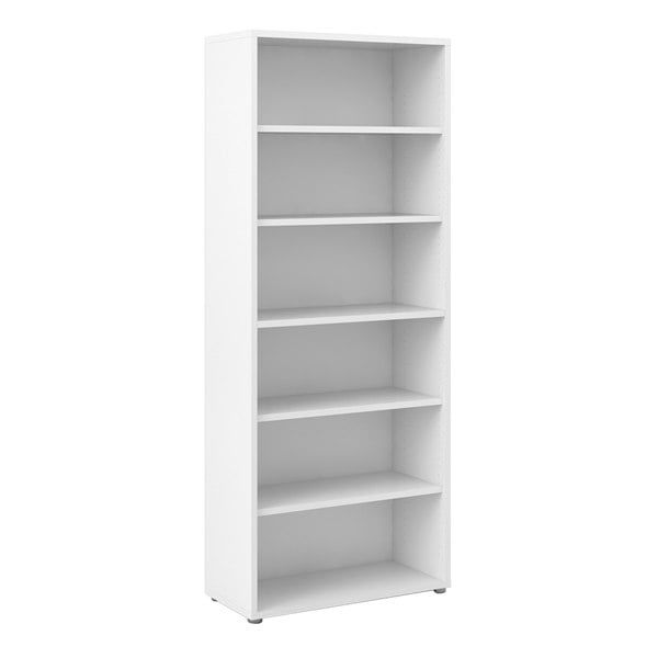 Furniture To Go Prima Bookcase 5 Shelves in White