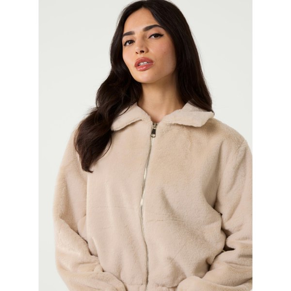 Pink Vanilla Fluffy Zip Up Jacket