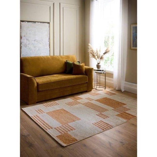 The Rugs Nomad Abstract Striped Rug | Durable & Stylish