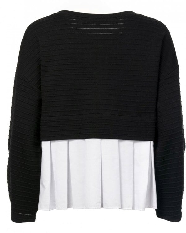 French Connection Fredia Jersey Scoop Womens Pleat Back