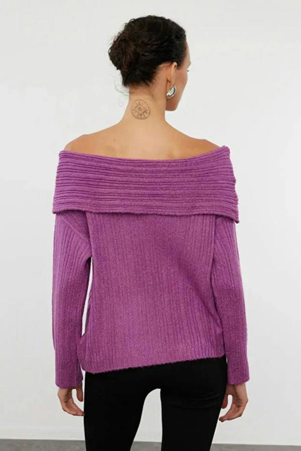 Hoxton Gal Oversized Flared Sleeve Knit Sweater