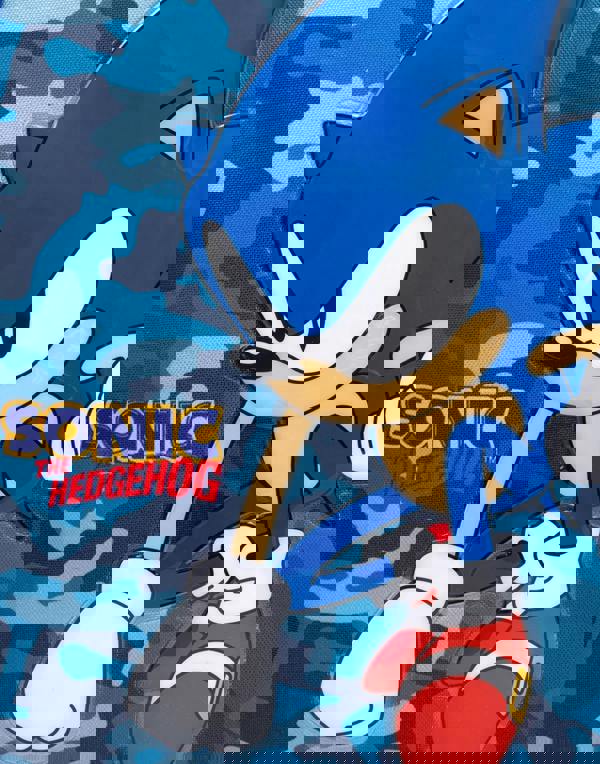 Sonic the Hedgehog Boys Green Sonic Placement Print & Camo Print 4 Piece Backpack Set