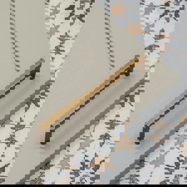 Handle & Home Antique Brass Square Handles