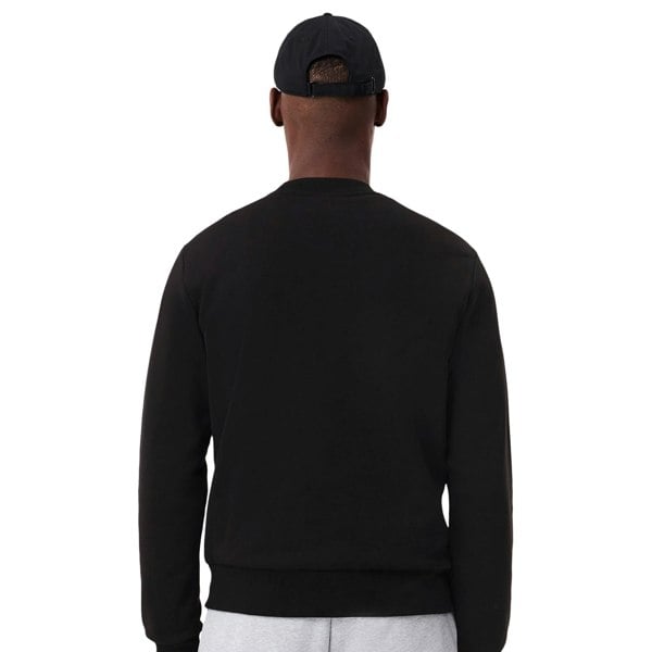 Lacoste Fleece Crew Sweatshirt Black