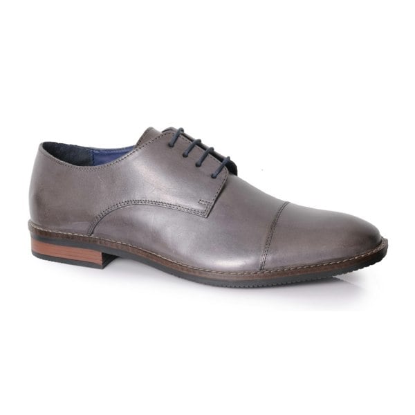 Silver Street London RUFUS Mens Derby Shoes Grey