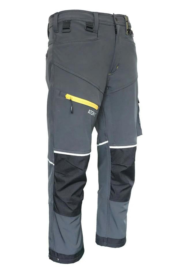 Atomic Workwear Slim Fit Softshell Trousers – Flexible, Durable & Weather-Resistant - Hi-Vis Trousers