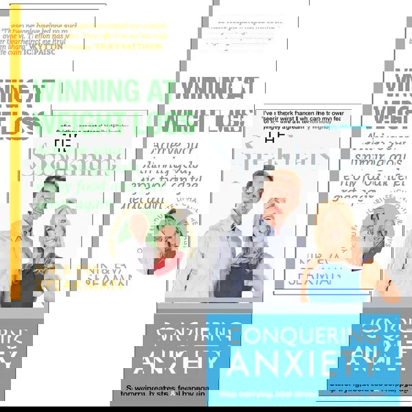 Winning at Weight Loss, Conquering Anxiety 2 Books Collection Set By Nik Speakman, Eva Speakman