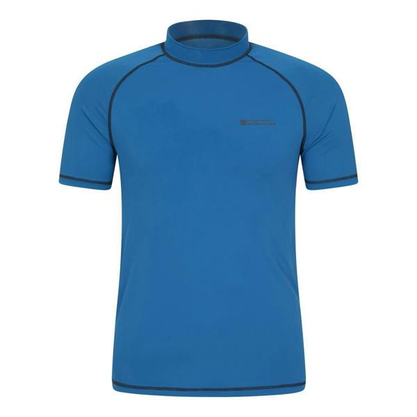 Mountain Warehouse Mens UV Protection Rash Guard - Blue