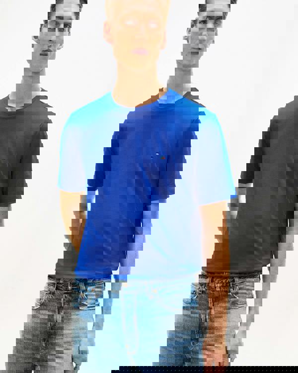 Tommy Hilfiger Essential Seasonal Regular Fit Solid Mens T-Shirt - Regal Blue