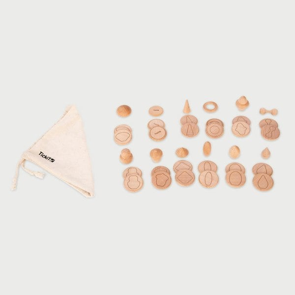 tickit Wooden Treasures Touch & Match Set