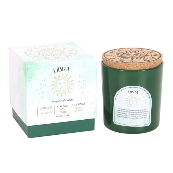 Serano Libra Sweet Jasmine Gemstone Zodiac Candle