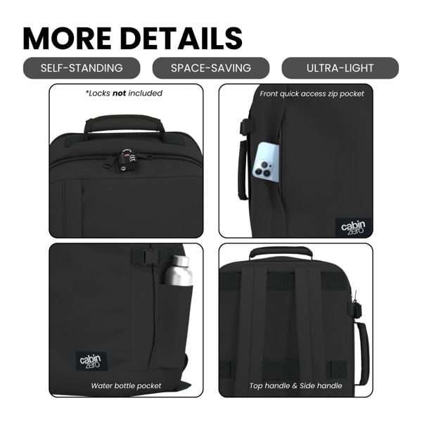 CabinZero Classic Tech Backpack 28L