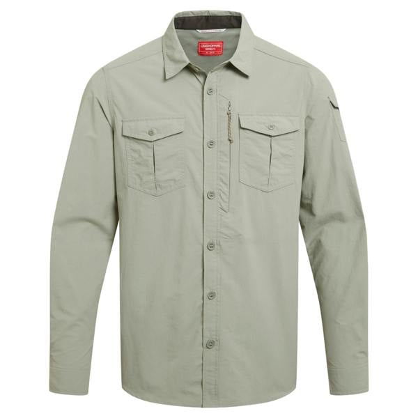 Craghoppers Mens Adventure III Nosilife Long-Sleeved Shirt - Bayleaf - 