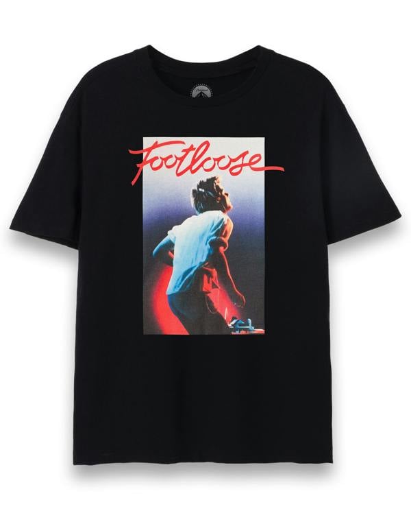 Footloose Womens Black Grahpic Print - Ren Short Sleeved T-Shirt