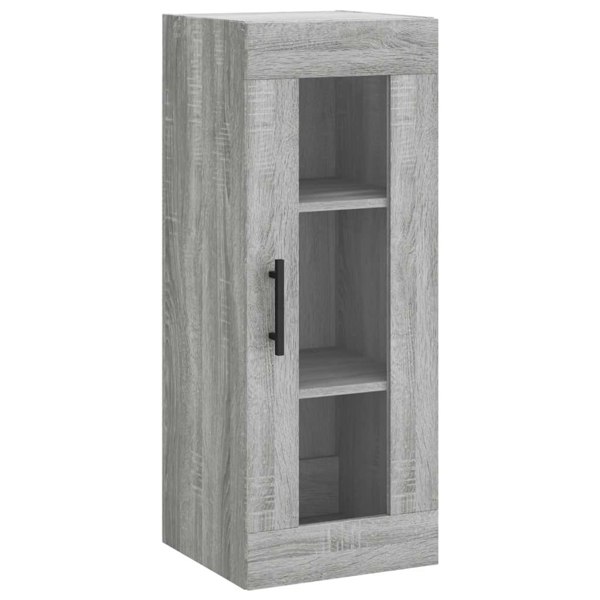 Berkfield Highboard Grey Sonoma 34.5x34x180 cm Engineered Wood
