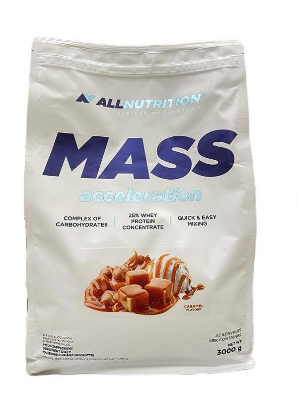 Allnutrition Mass Acceleration, Caramel - 3000g