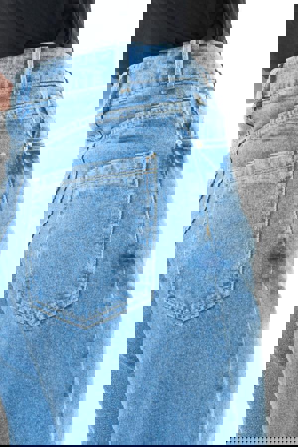 Smart Living Women's Classic High-Rise Straight Leg Denim Jeans