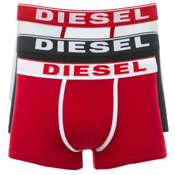 Diesel Logo Boxer Shorts Three Pack XS