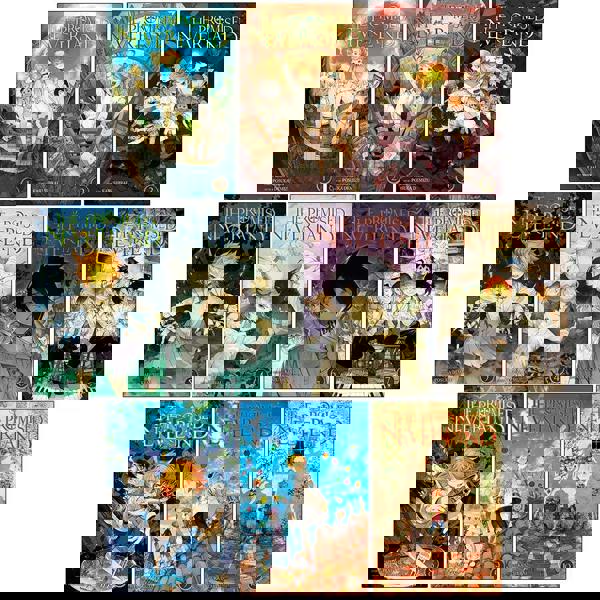 The Promised Neverland Manga Set Vol. 1–10 | 10 Book Collection by Kaiu Shirai & Posuka Demizu | Dark Fantasy Adventure Series