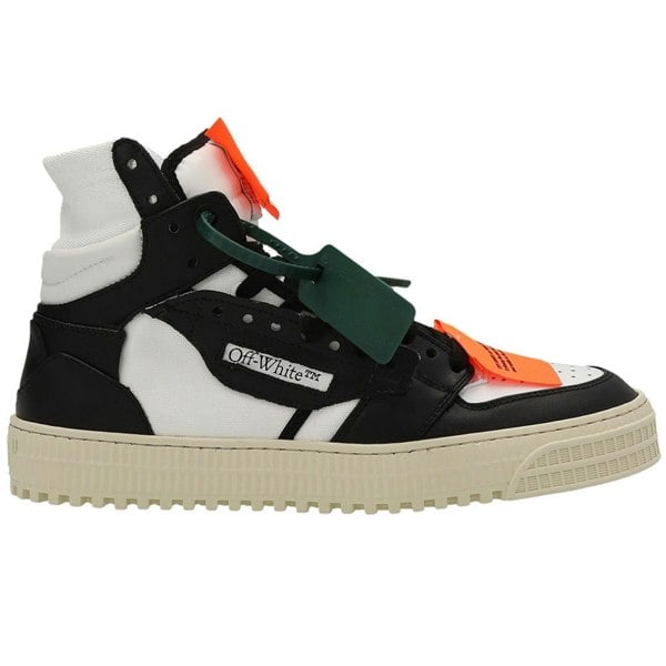 Off-White Off Court 3.0 Leather High Tops - Black