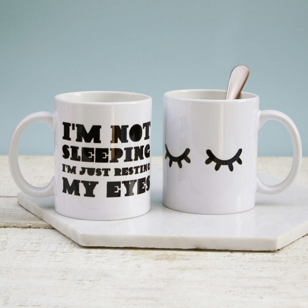 ThatsNiceThat I'm Not Sleeping Just Resting My Eyes Mug