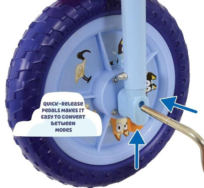 Bluey 2 in 1 10" Training Bike