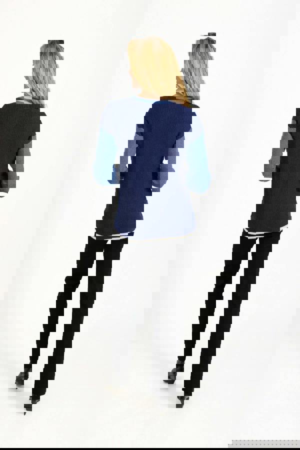 Colour Block Cardigan