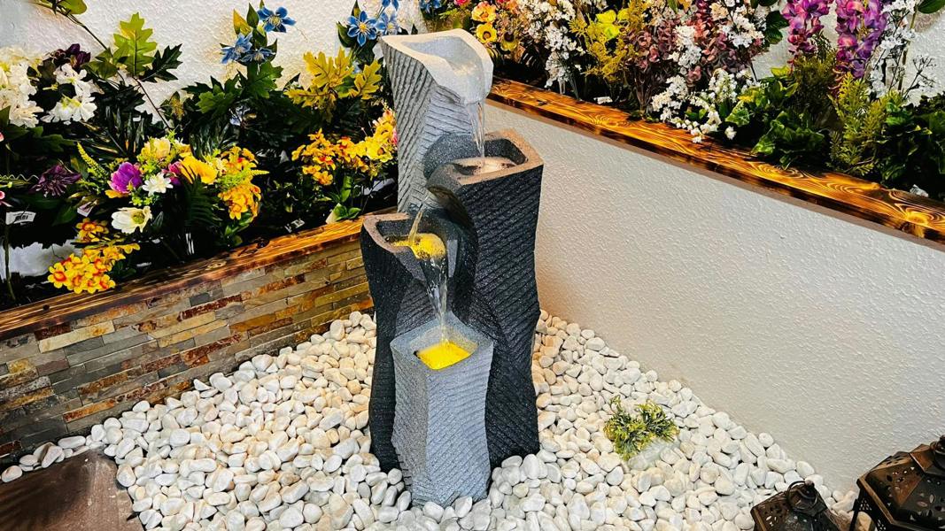 Tranquillity Water Features Monchrome Elegance Contemporary Water Feature