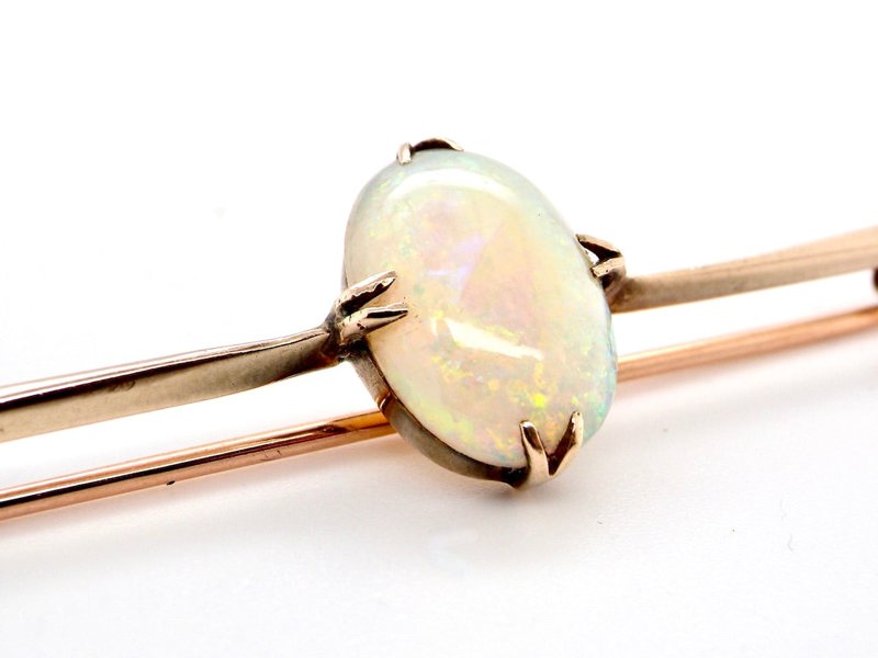 Vintage Tom An opal bar brooch